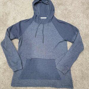 Men's Medium BKE Buckle Hoodie Blue Navy Blue Lightweight Pullover Sweater